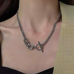 Stainless Steel Geometric Choker